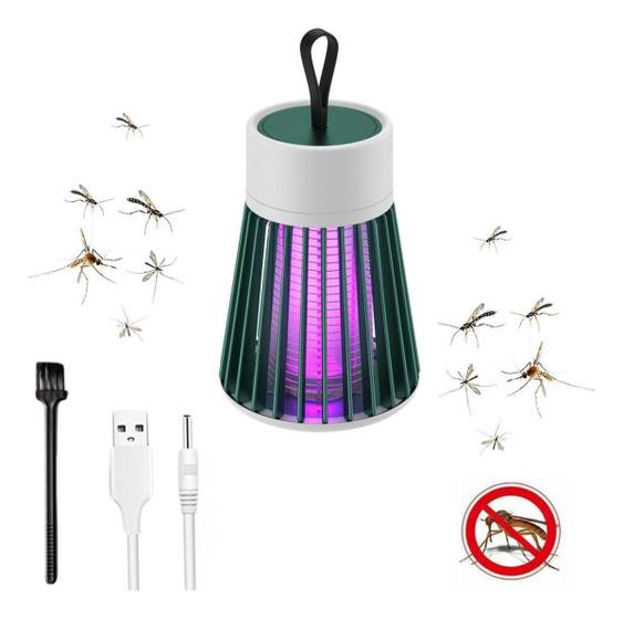 Imagem de Luminária LED Repelente Elétrico Armadilha Luz UV Mata Mosquito Pernilongo