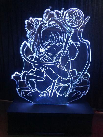 Imagem de Luminaria Led, Sakura Card Captor 16 Cores, Decoração, Anime