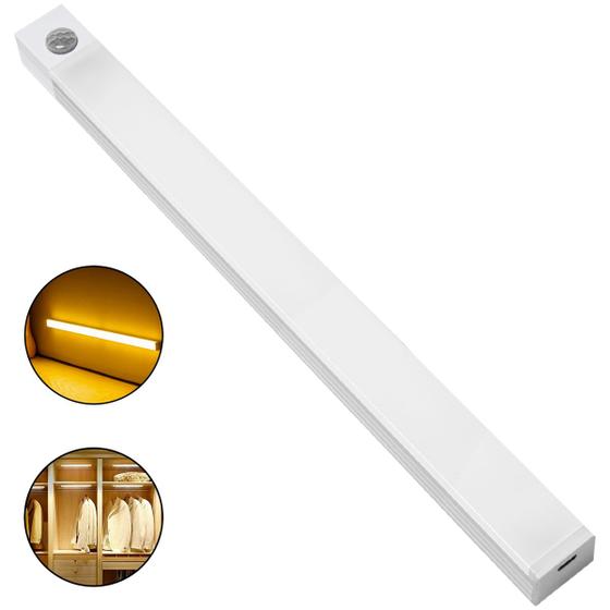 Imagem de Luminária Led Sensor Presença Armário Recarregável 50cm 5W