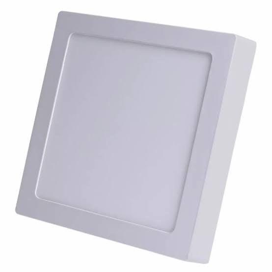 Luminaria led sobrepor 32w quadrada branco quente Luminária
