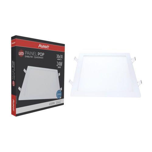 Luminaria led sobrepor avant quadrada 30cm 24w 6500k bivolt Menor preço em Luminaria led sobrepor avant quadrada 30cm 24w 6500k bivolt