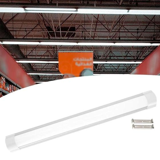 Luminaria Led Sobrepor Linear 16w Biv 6,5k 50cm Kian Luminária
