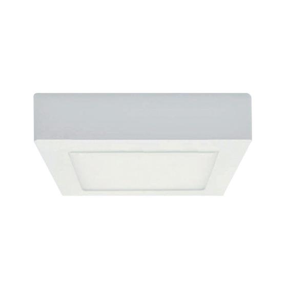 Luminaria Led Sobrepor Quadrado 24w 6000k 28,5cm Kian Luminária