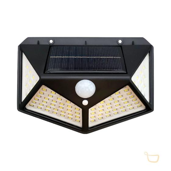 Imagem de Luminária led solar com sensor de presença 8W