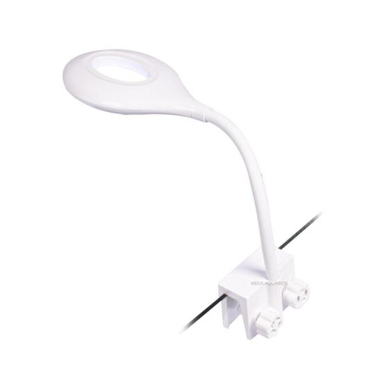 Imagem de Luminária Led Soma C5 Branca Vidro Aquário 110V 220V Bivolt