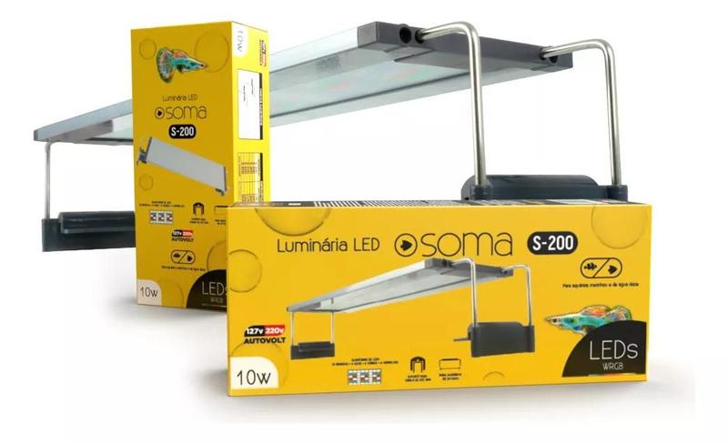 Imagem de Luminaria led soma s- 200 (10w) led wrgb autovolt