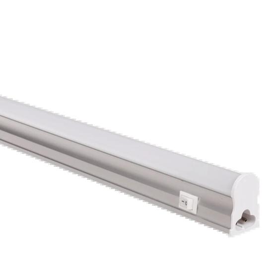 Imagem de Luminária Led T5 60Cm Com Interruptor 9W Branca Fria Calha