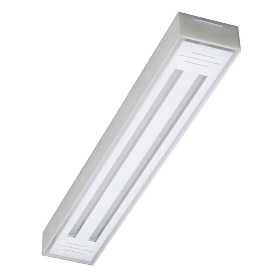 Imagem de Luminária Led Tube 2x60 Sobrepor Valencia 6500k Tualux