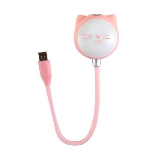 Imagem de Luminária Led Uatt Com Speaker Usb Gatinha