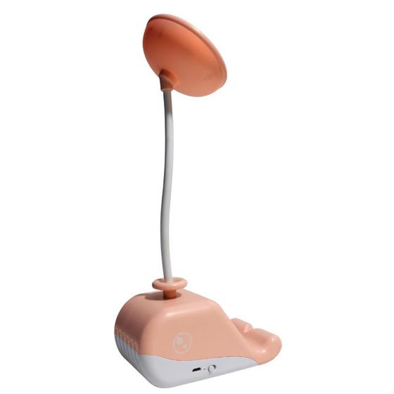 Luminária Led USB Bichinho para Mesa e Escritório Baleia Lefipe