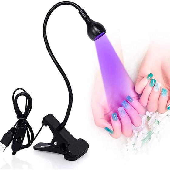 Imagem de Luminária Led Uv Para Manicure Secagem Rápida Recarregável