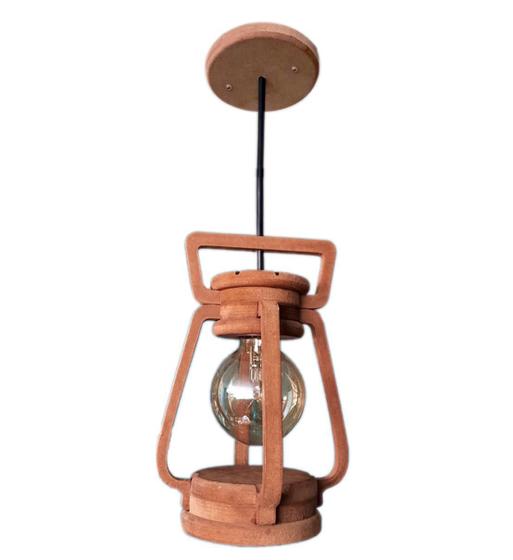 Luminária Lustre Pendente 1 Lampião 110/220 V Eco.Start Luminária