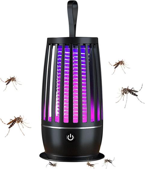 Imagem de Luminária Mata Mosquito USB Electric Shock LED Cores Aleatórias