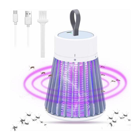 Imagem de Luminária Mata Mosquitos E Pernilongos Armadilha Elétrica