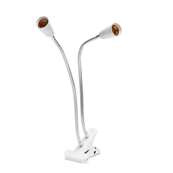 Imagem de Luminaria Mesa 2 Bocais - É Ideal Para Servir Como Um Abajur / Desenvolvimento Das Plantas / Trabalhar em Escritório