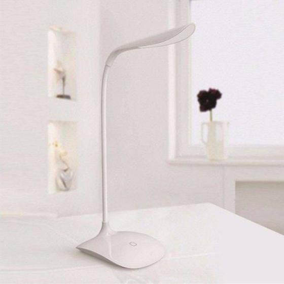 Imagem de Luminaria Mesa Flexivel Touch Sem Fio 3 Níveis Luz 14 Led  MESA