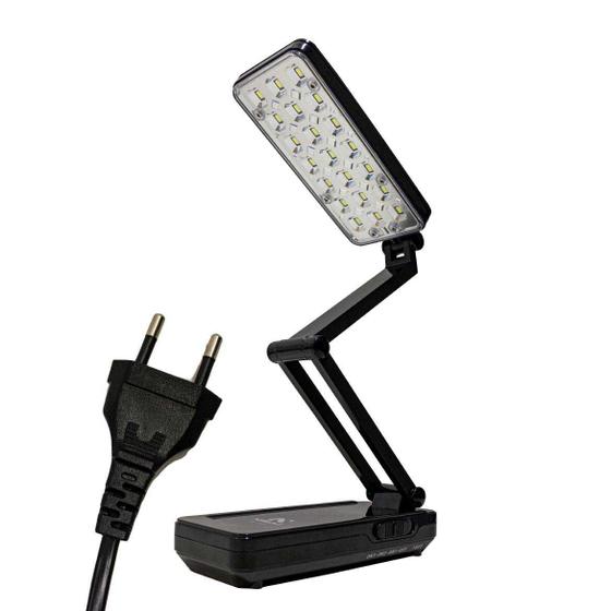 Luminária Mesa Led Recarregável Aritculável Portátil St1816 Nsbao