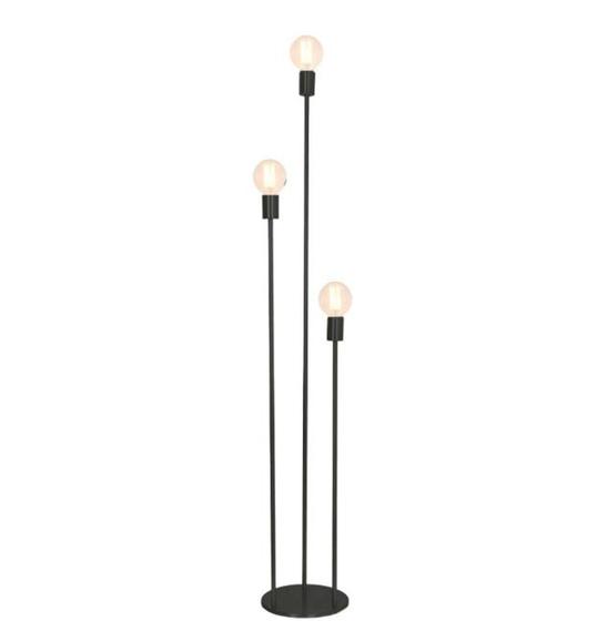 Imagem de Luminária moderna de chão em estilo industrial - para 3 lâmpadas