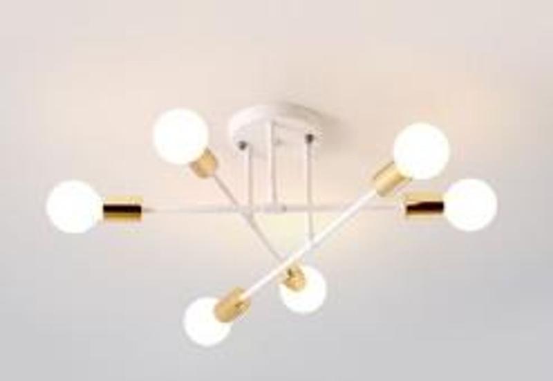 Luminária Moderna de Teto Sputnik TRIO para 6 lâmpadas Illuminarte