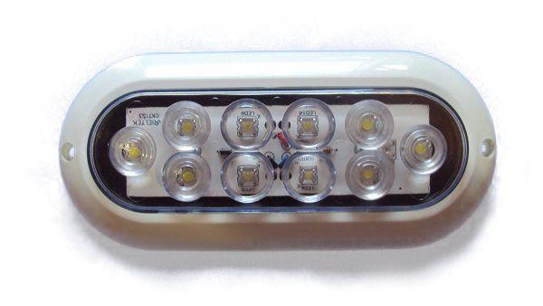 Imagem de Luminária Nautica 10 Leds 12v Luz de Cabine - Barcos Trailer