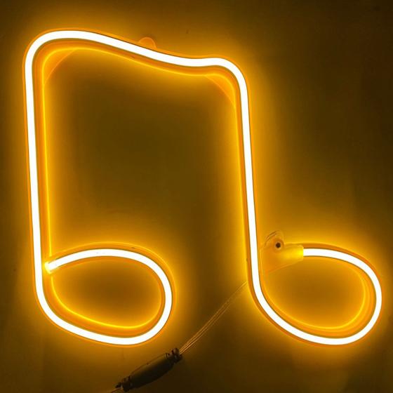 Luminária Neon Led Parede Luz Cabo Incluso 110v Modelos Taizhou