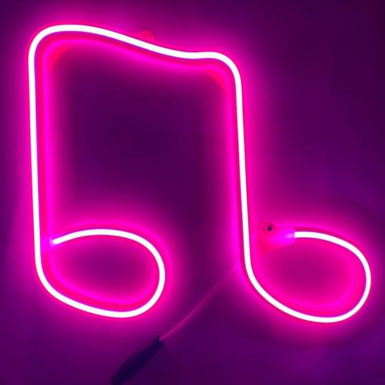 Luminária Neon Led Parede Luz Cabo Incluso 110v Modelos Taizhou