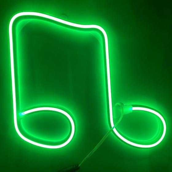 Luminária Neon Led Parede Luz Cabo Incluso 110v Modelos Taizhou