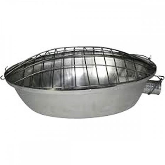 Imagem de Luminaria Oval Real Vida Stand Com Grade E27 54