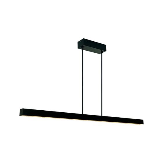 Imagem de Luminária Pendente 115cm 50w 3000k Preto Fosco Moderna Lumier 