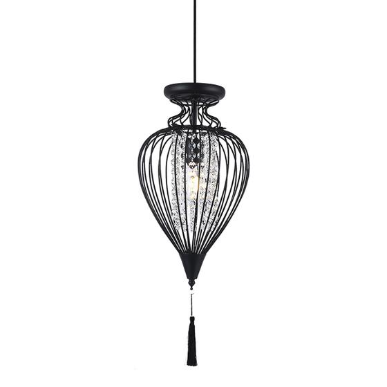 Luminária Pendente De Teto Taschibra Istambul M 40w Bivolt Preto