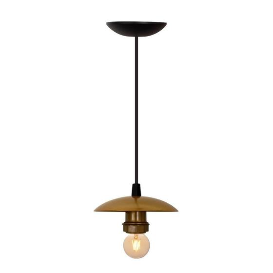 Imagem de Luminária Pendente Estilo Industrial Simples Retrô Dourado