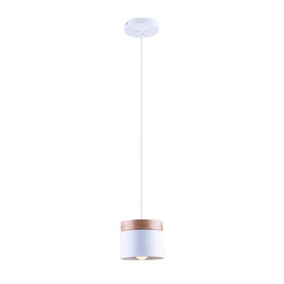 Luminária Pendente Lagos Detalhe Madeira Cozinha Bancada E27 Menor preço em Luminária Pendente Lagos Detalhe Madeira Cozinha Bancada E27