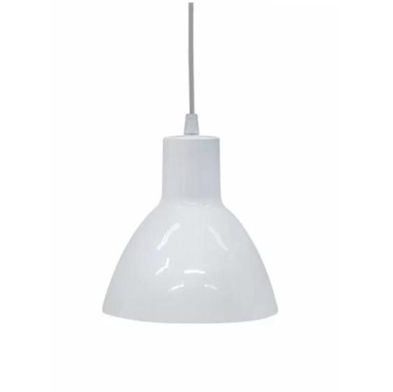 Imagem de Luminária Pendente Taschibra TD-622/1 E-27 Branca