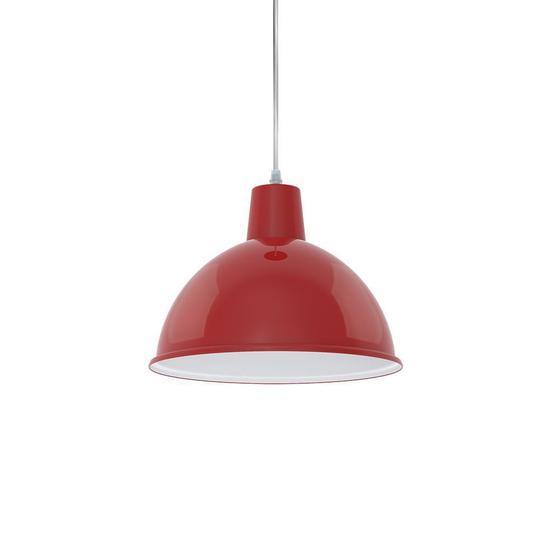 Imagem de Luminária pendente taschibra td 820 preto/amarelo/vermelho