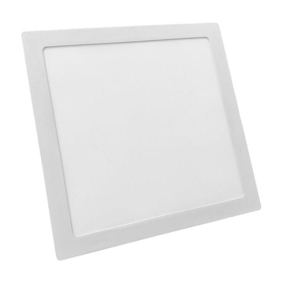 Imagem de Luminária Plafon 24W Led Quadrado Embutir 6500K