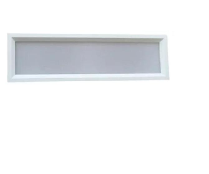 Imagem de Luminária Plafon Embutir Retangular 2 Lamp. - Ref:PF 808 Hansa