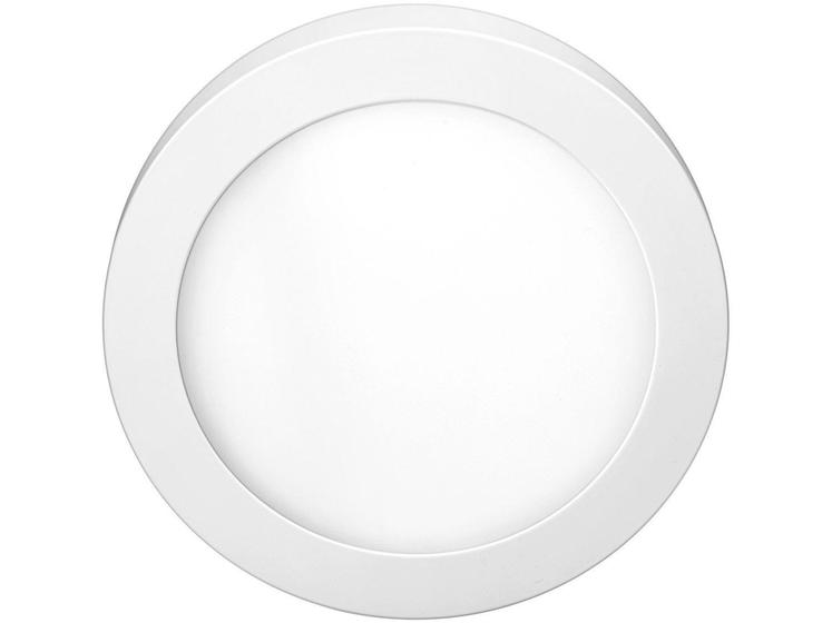 Imagem de Luminária Plafon Led Redonda de Sobrepor 24W - Downlight 6500K Bivolt Alumínio Elgin