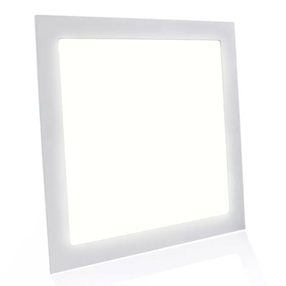 Imagem de Luminária Plafon Quadrado Embutir 42w Branco Neutro