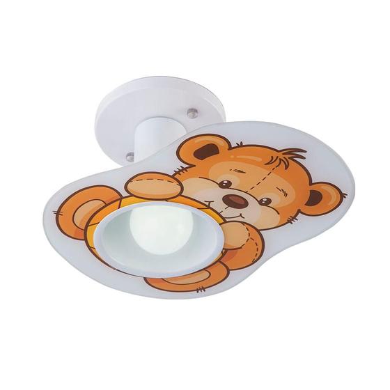 Imagem de Luminária Plafon Urso Infantil Quarto de bebê 1 lâmpada E27 Bivolt