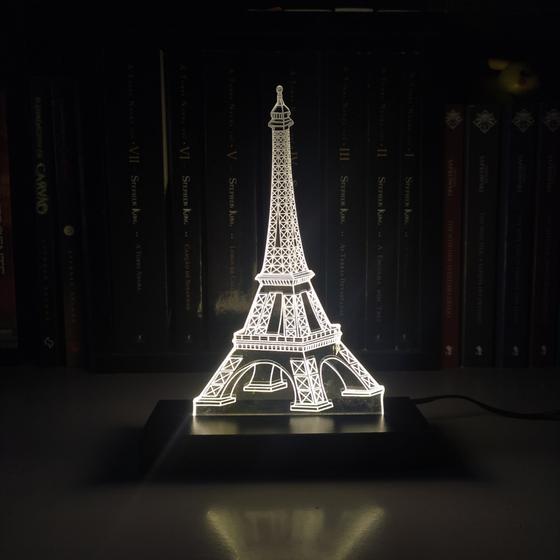Imagem de Luminária Pontos Turísticos Torre Eiffel