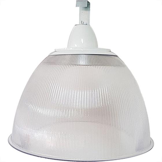 Imagem de Luminaria Prismatica Bezelux 22'' Com Gancho Branco E40 Bzg22Br4