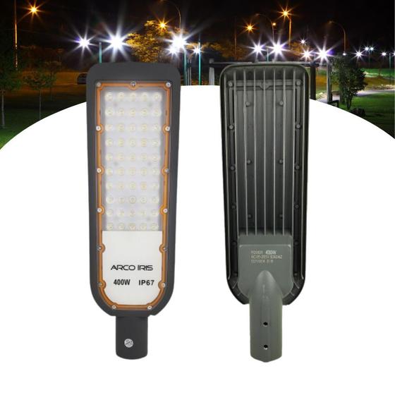 Luminária Pública 400W Led SMD para Poste Rua Praça Arco Iris Led Luminária para Iluminação