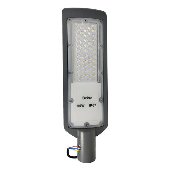 Luminária Publica LED 50w SMD IP67 Para Poste Branco Frio RY Com