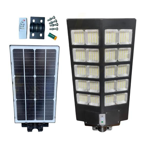 Imagem de Luminária Pública LED Solar 1000w Com Sensor fotocélula