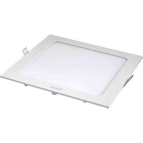 Imagem de Luminária Quadrada Embutir 12W 960Lm Bivolt 4000K 17X17Cm Avant