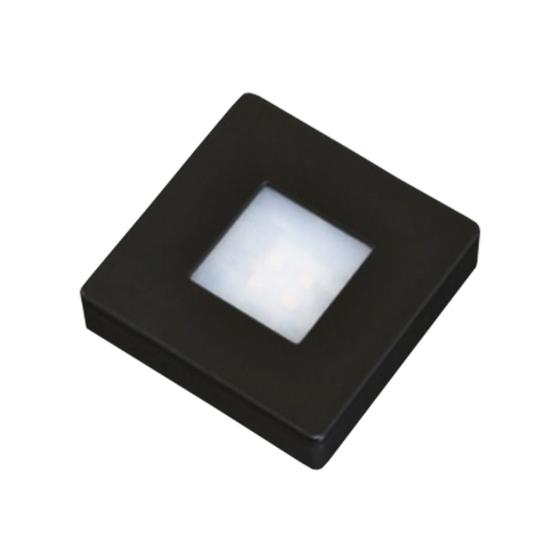 Imagem de Luminária Quadrada Fria Nice Embutir Preto 45Mm - Saluto