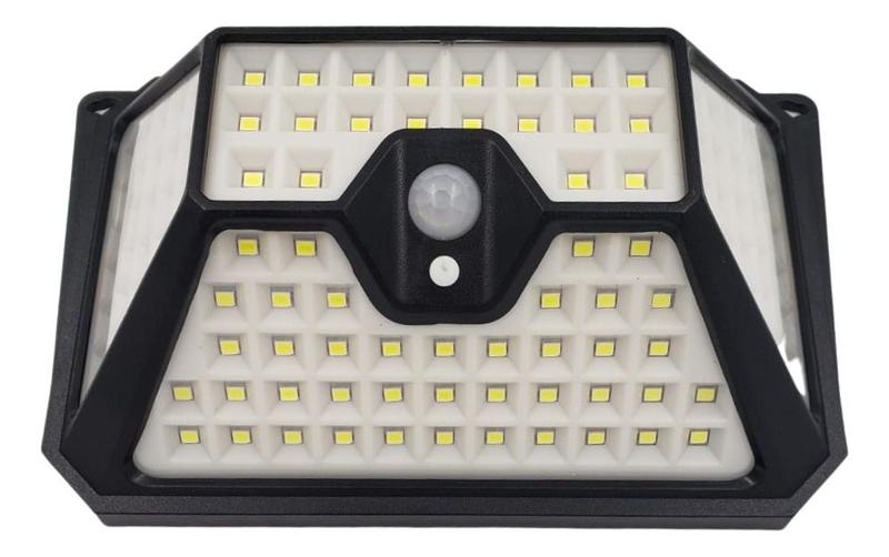 Imagem de Luminária Refletor Holofote Solar 109 Leds Iluminação Jardim