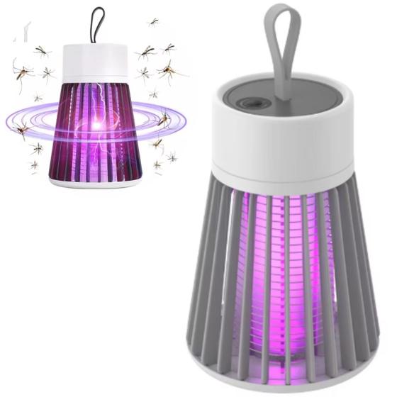 Imagem de Luminaria Repelente de Mosquitos Portátil Com Luz UV Ideal Para Quartos Design Moderno Com Garantia