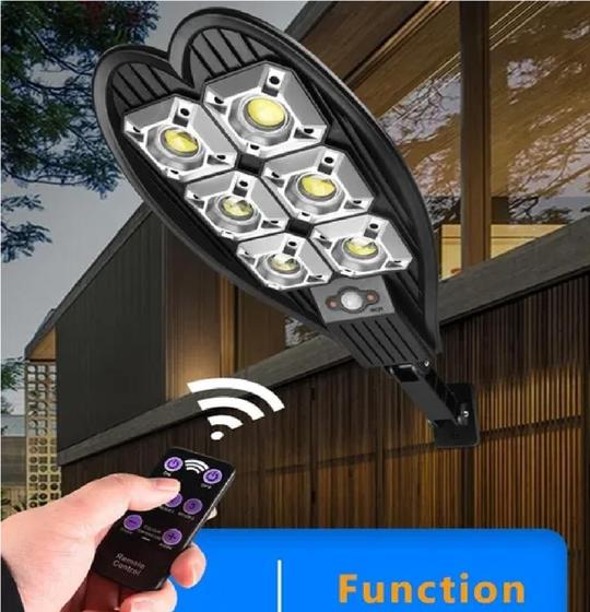 Luminária Sensor Solar Aproximação Refletor Led Poste Rua Parede Ilumina 300w + Controle Menor preço em Luminária Sensor Solar Aproximação Refletor Led Poste Rua Parede Ilumina 300w + Controle