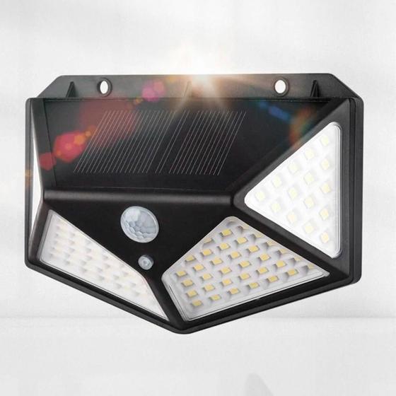 Imagem de Luminária Solar 20w Sensor De Presença Balizador 100 Leds